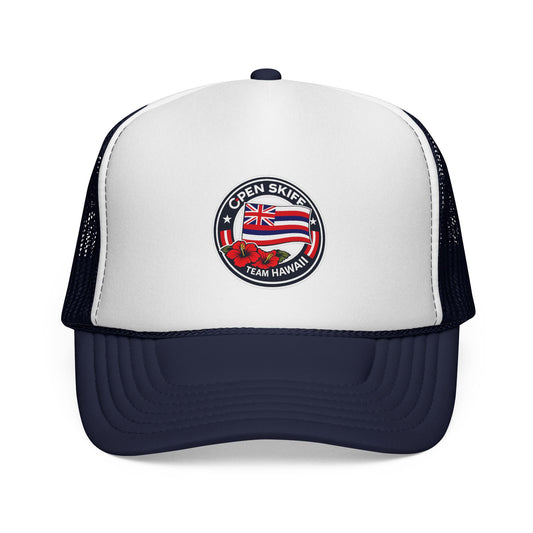 Trucker Cap — Open Skiff Team Hawaii Patch Hat