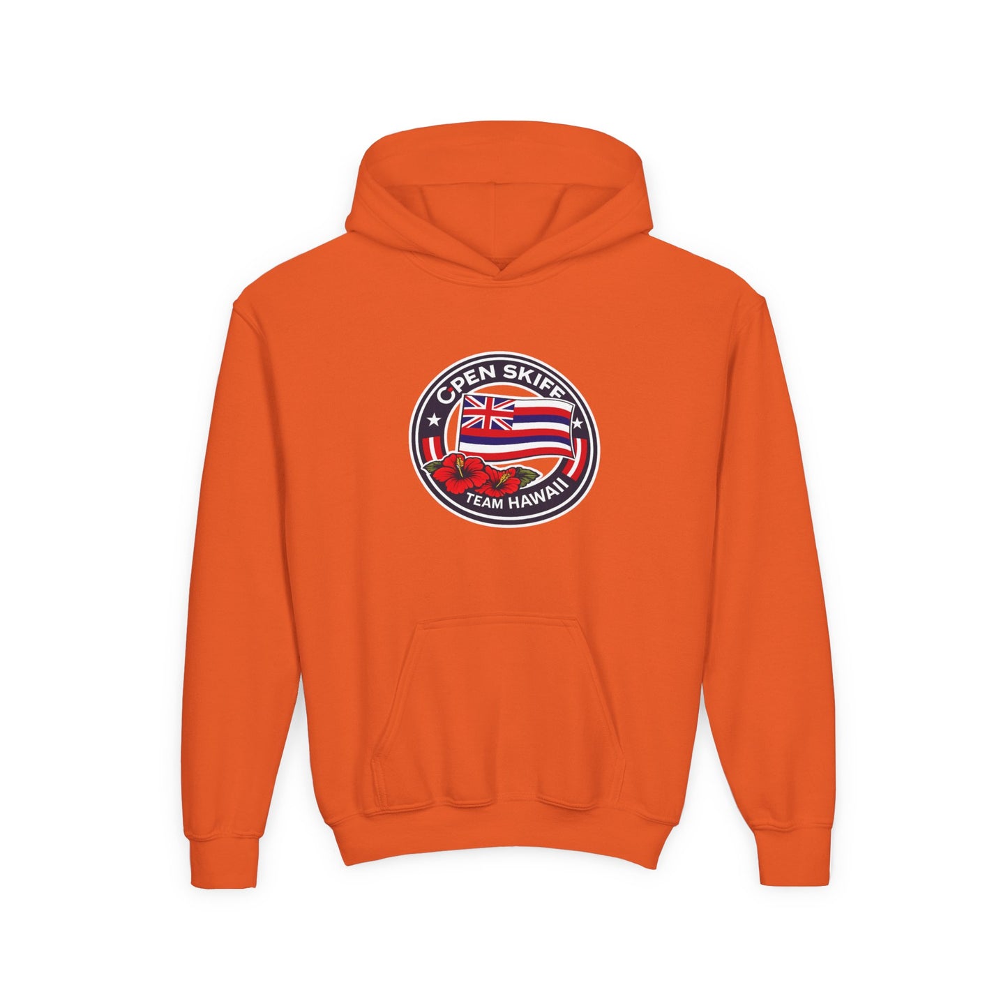 Youth Hoodie - 'Open Skiff Team Hawaiʻi' Sailing Club Logo Pullover