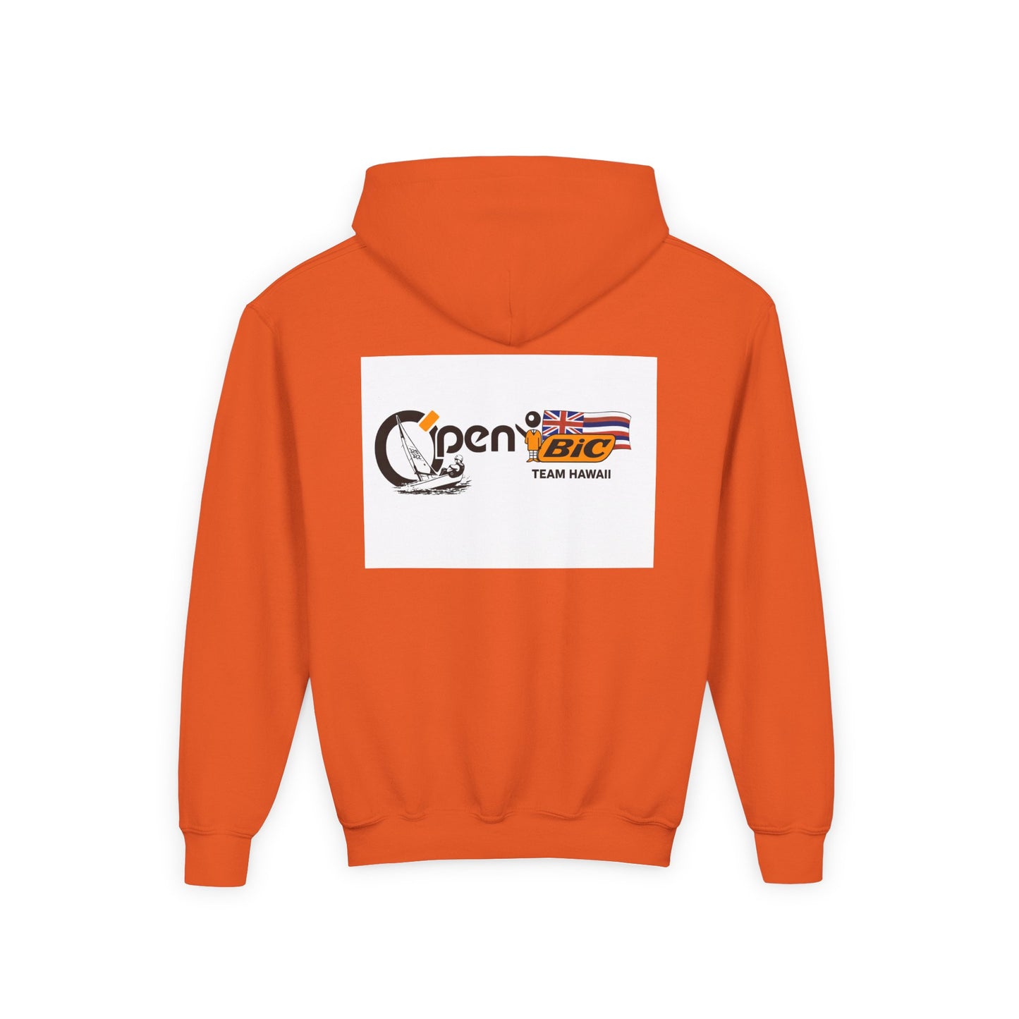 Youth Sailing Hoodie — "Open" youth Sail Graphic