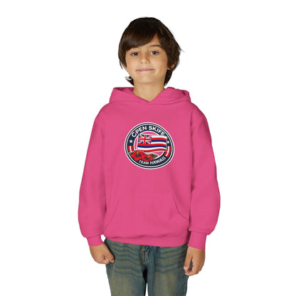 Youth Hoodie - 'Open Skiff Team Hawaiʻi' Sailing Club Logo Pullover