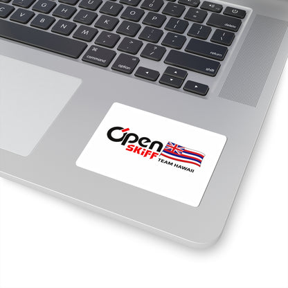 Open Skiff Team Hawaii Sticker – Kiss-Cut Waterproof Decal
