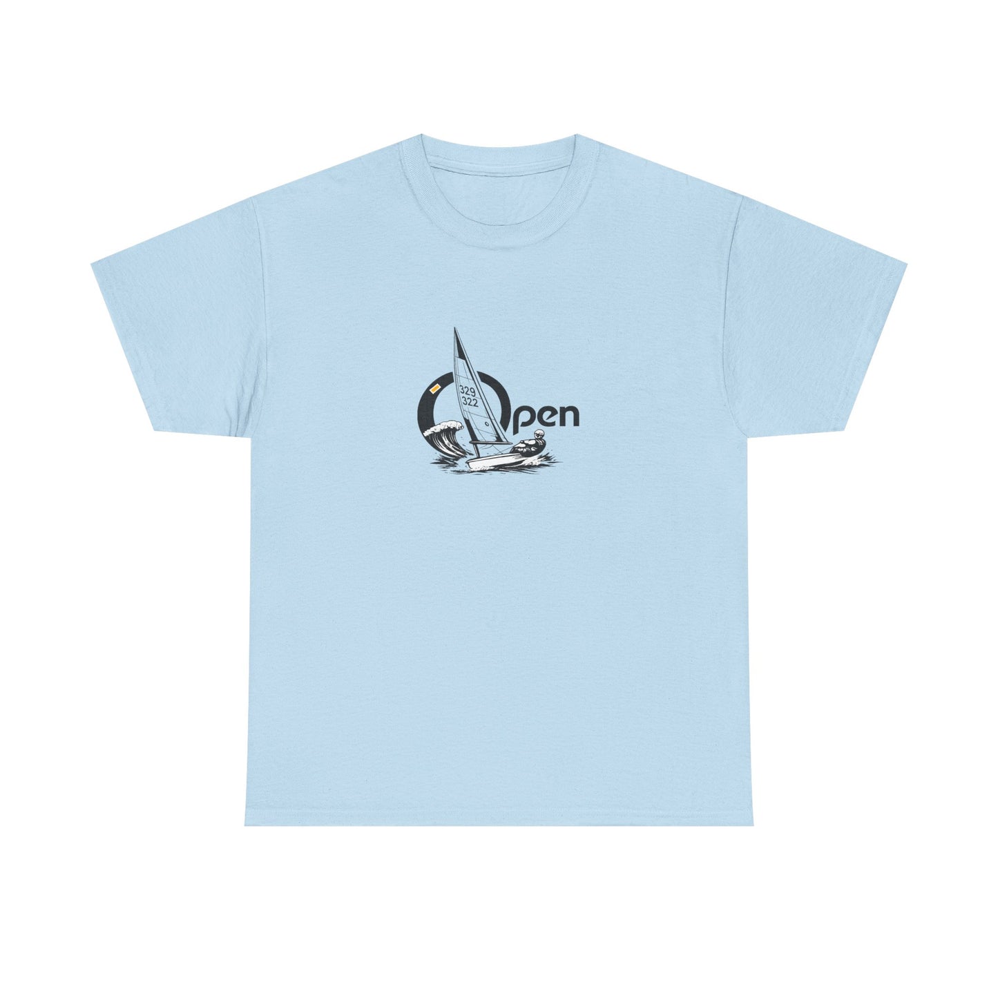 Sailboat 'Open Bic' Graphic Tee — Nautical Surf Vibes