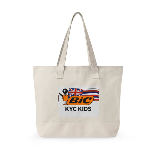 Zippered Canvas Tote Bag with Front Pocket — Durable Eco-Friendly Market & Travel Tote