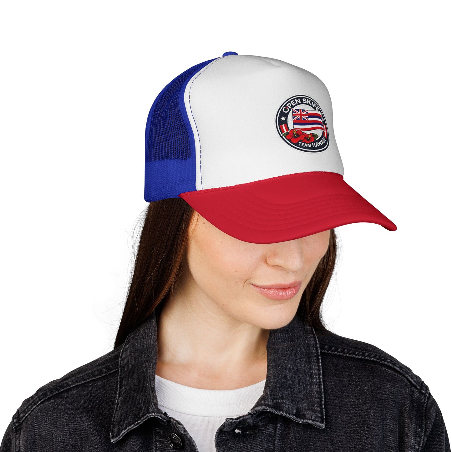 Trucker Cap — Open Skiff Team Hawaii Patch Hat