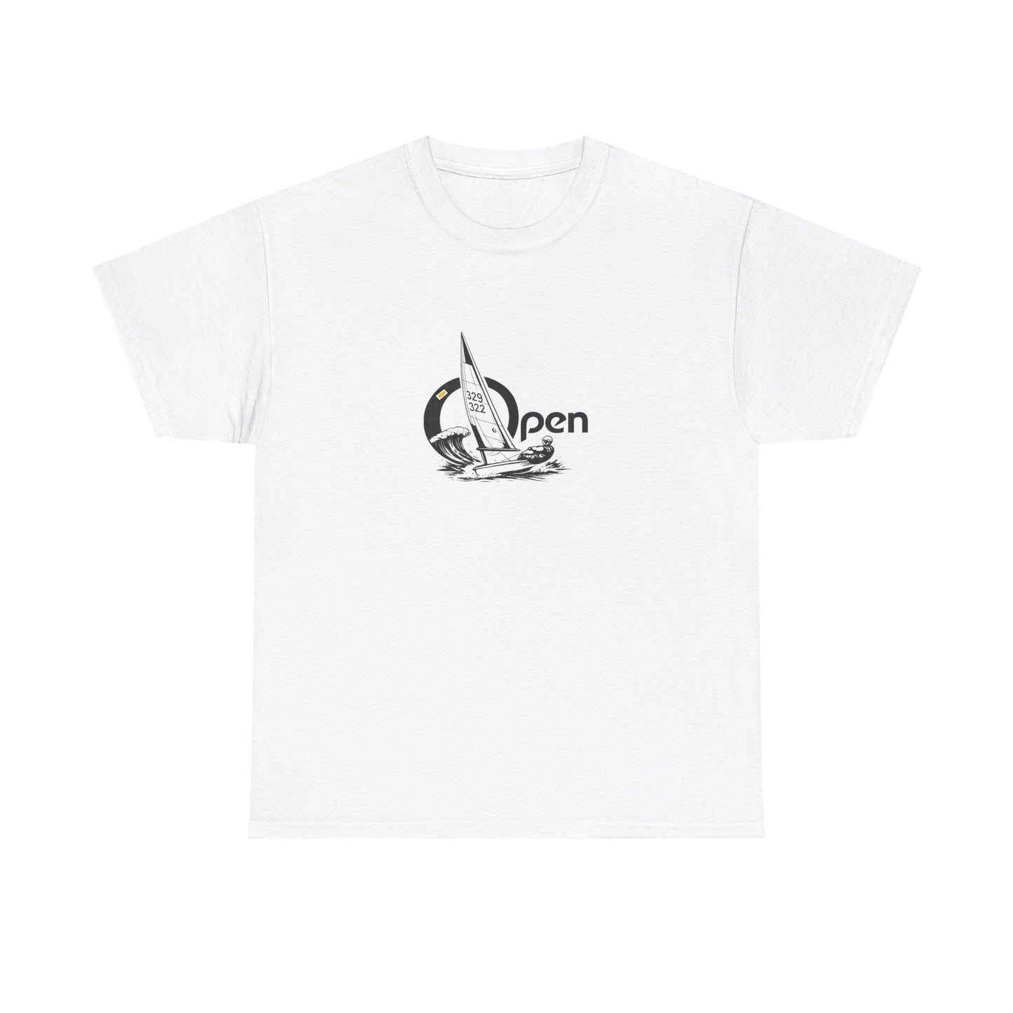 Sailboat 'Open Bic' Graphic Tee — Nautical Surf Vibes