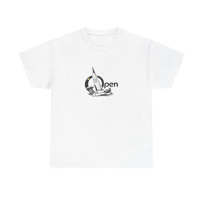 Sailboat 'Open Bic' Graphic Tee — Nautical Surf Vibes