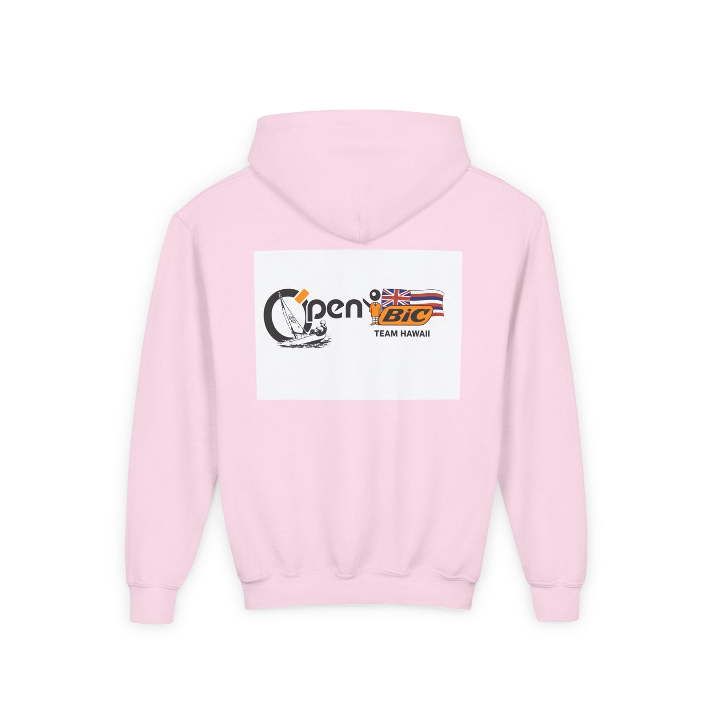 Youth Sailing Hoodie — "Open" youth Sail Graphic