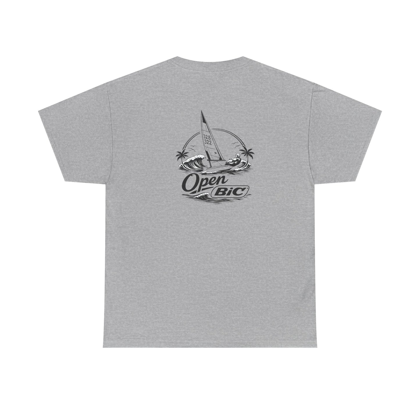 Sailboat 'Open Bic' Graphic Tee — Nautical Surf Vibes