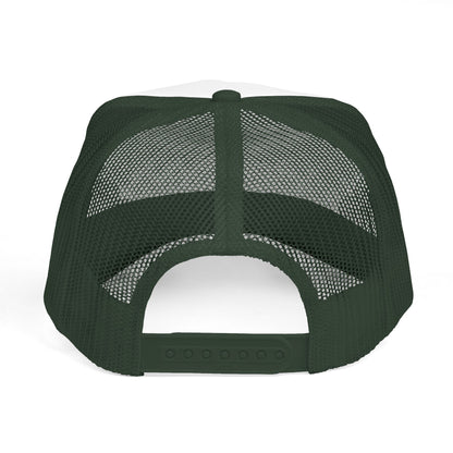 Open Sail Trucker Cap — Vintage Sailing Graphic Mesh Hat