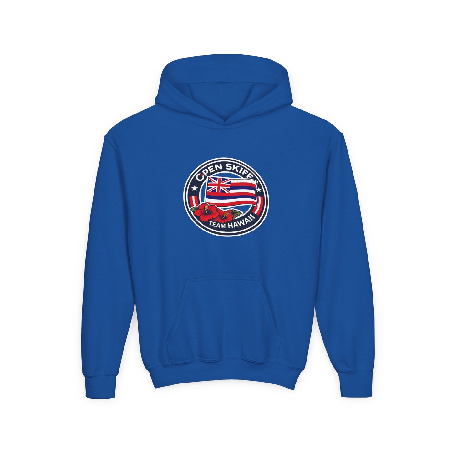Youth Hoodie - 'Open Skiff Team Hawaiʻi' Sailing Club Logo Pullover