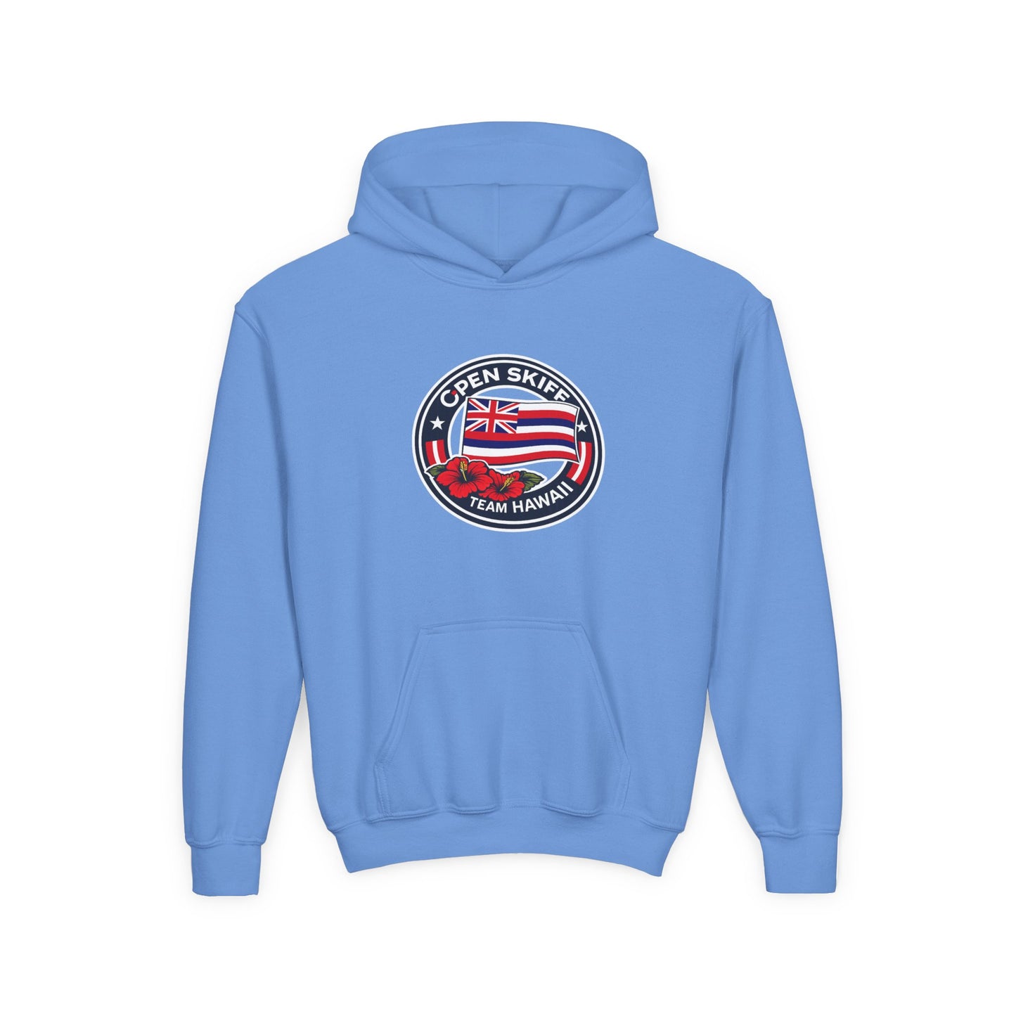 Youth Hoodie - 'Open Skiff Team Hawaiʻi' Sailing Club Logo Pullover