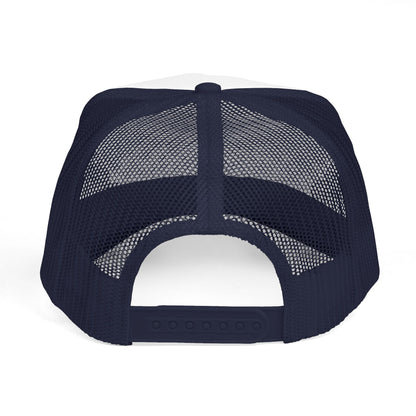Open Sail Trucker Cap — Vintage Sailing Graphic Mesh Hat