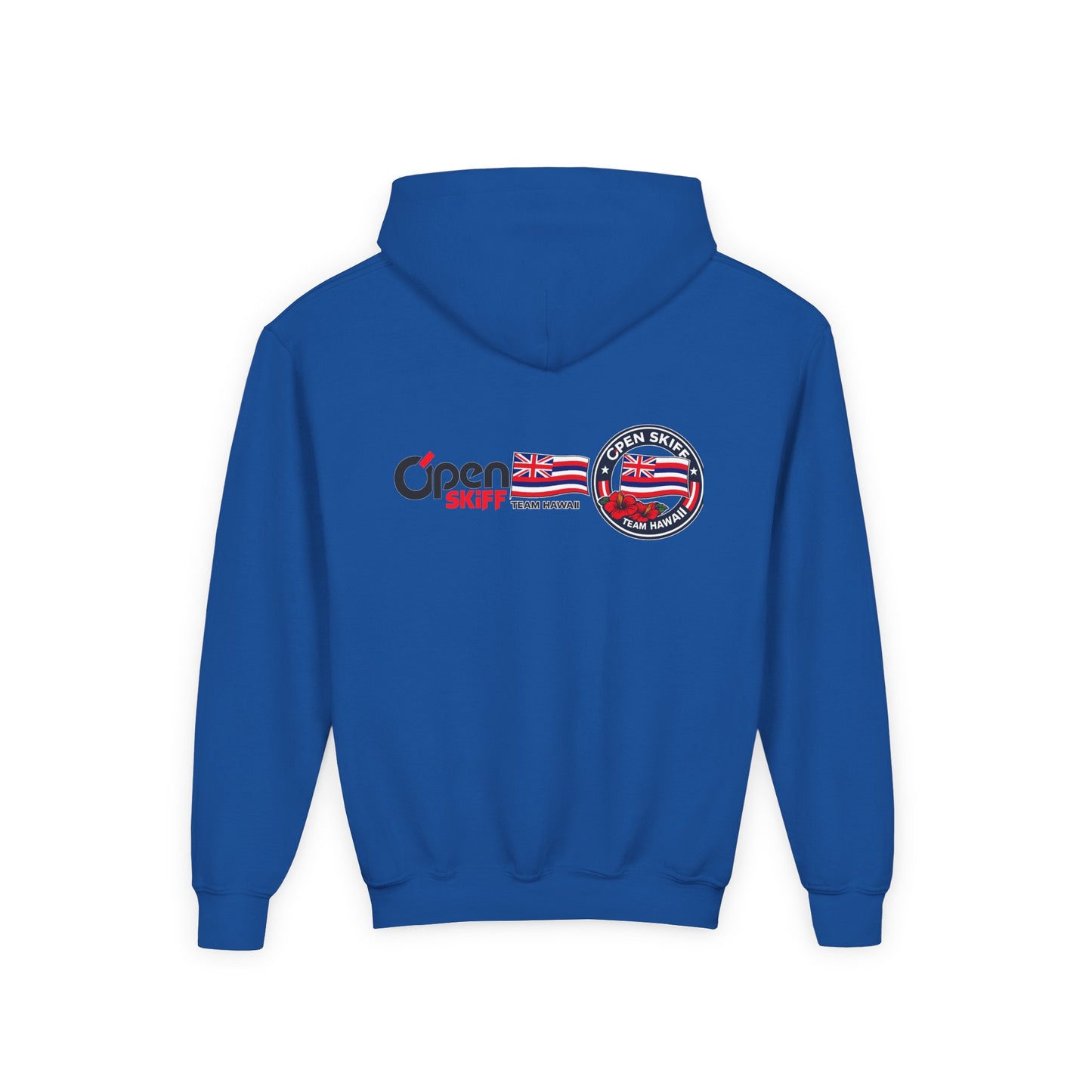 Youth Hoodie - 'Open Skiff Team Hawaiʻi' Sailing Club Logo Pullover