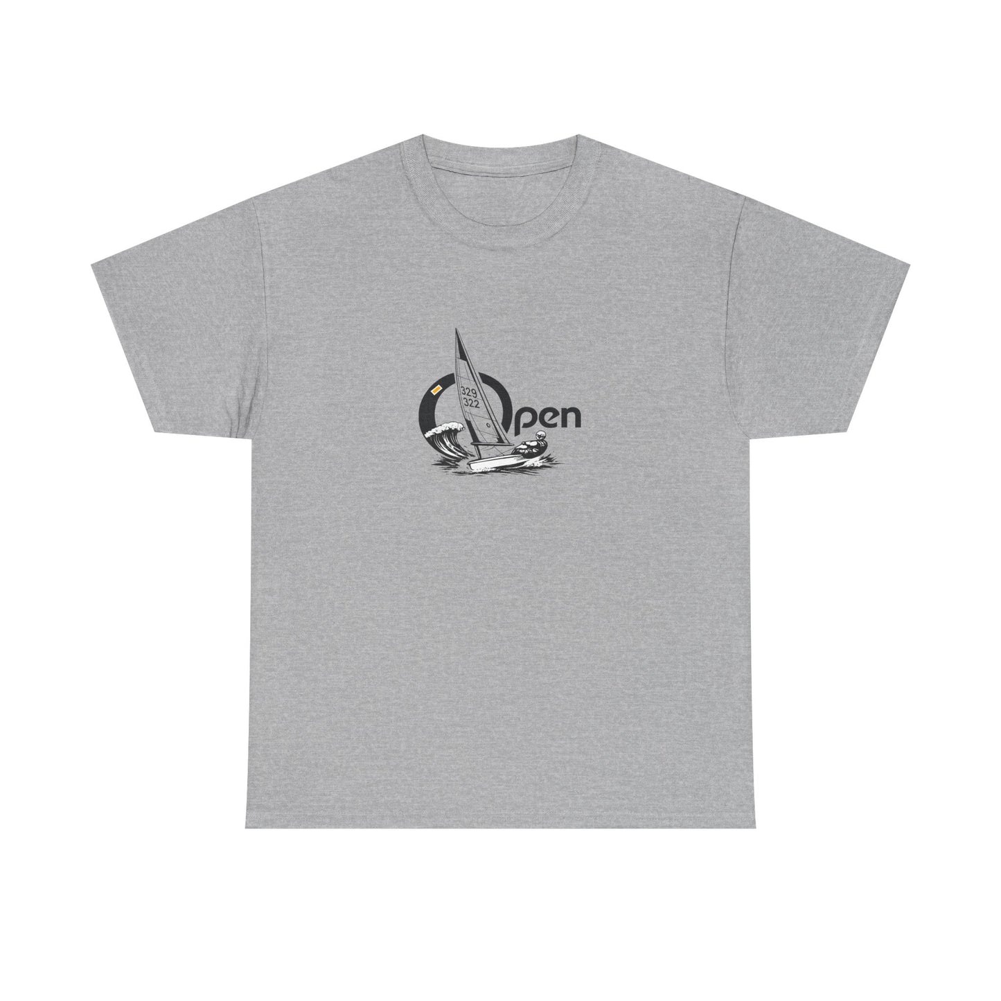 Sailboat 'Open Bic' Graphic Tee — Nautical Surf Vibes