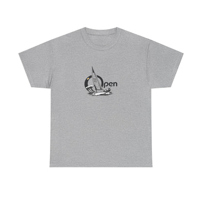 Sailboat 'Open Bic' Graphic Tee — Nautical Surf Vibes