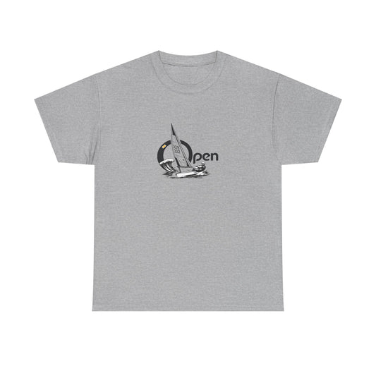 Sailboat 'Open Bic' Graphic Tee — Nautical Surf Vibes