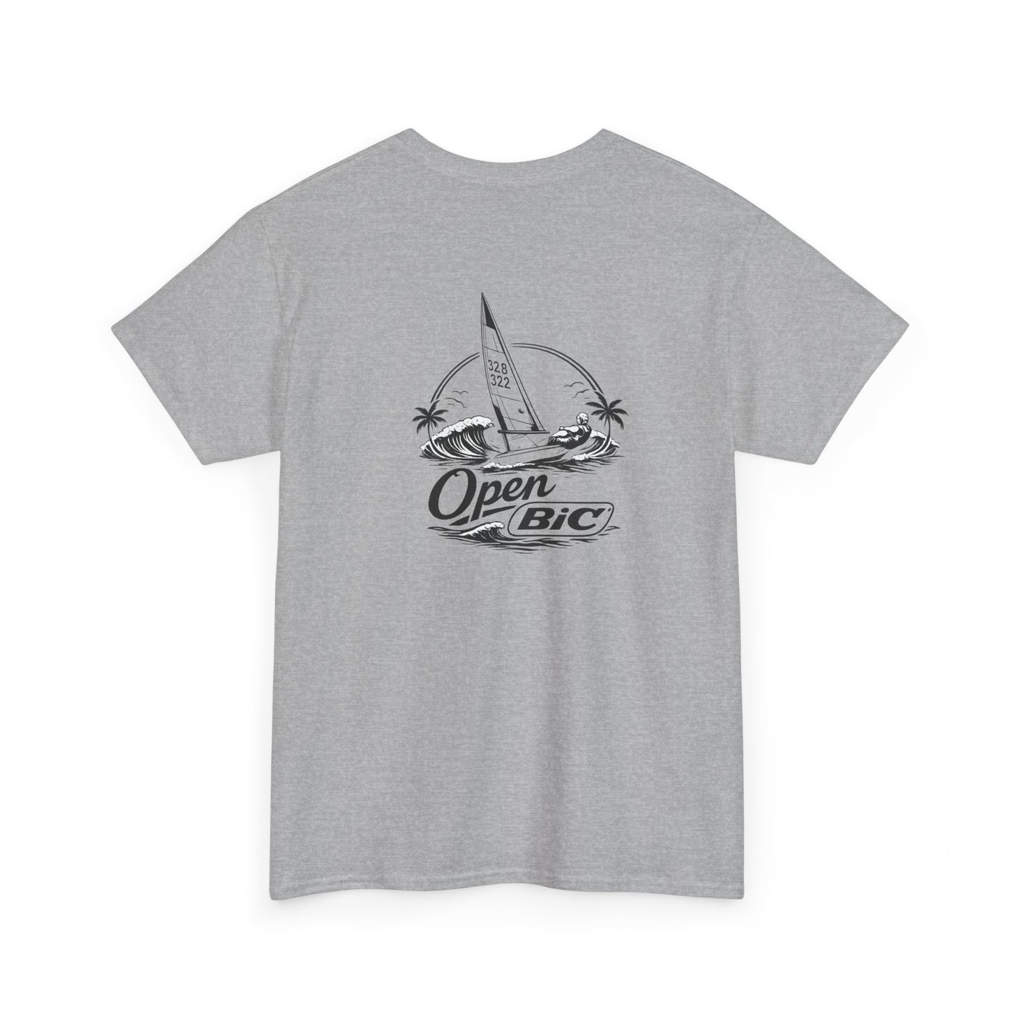 Sailboat 'Open Bic' Graphic Tee — Nautical Surf Vibes