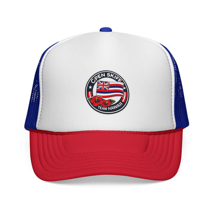 Trucker Cap — Open Skiff Team Hawaii Patch Hat