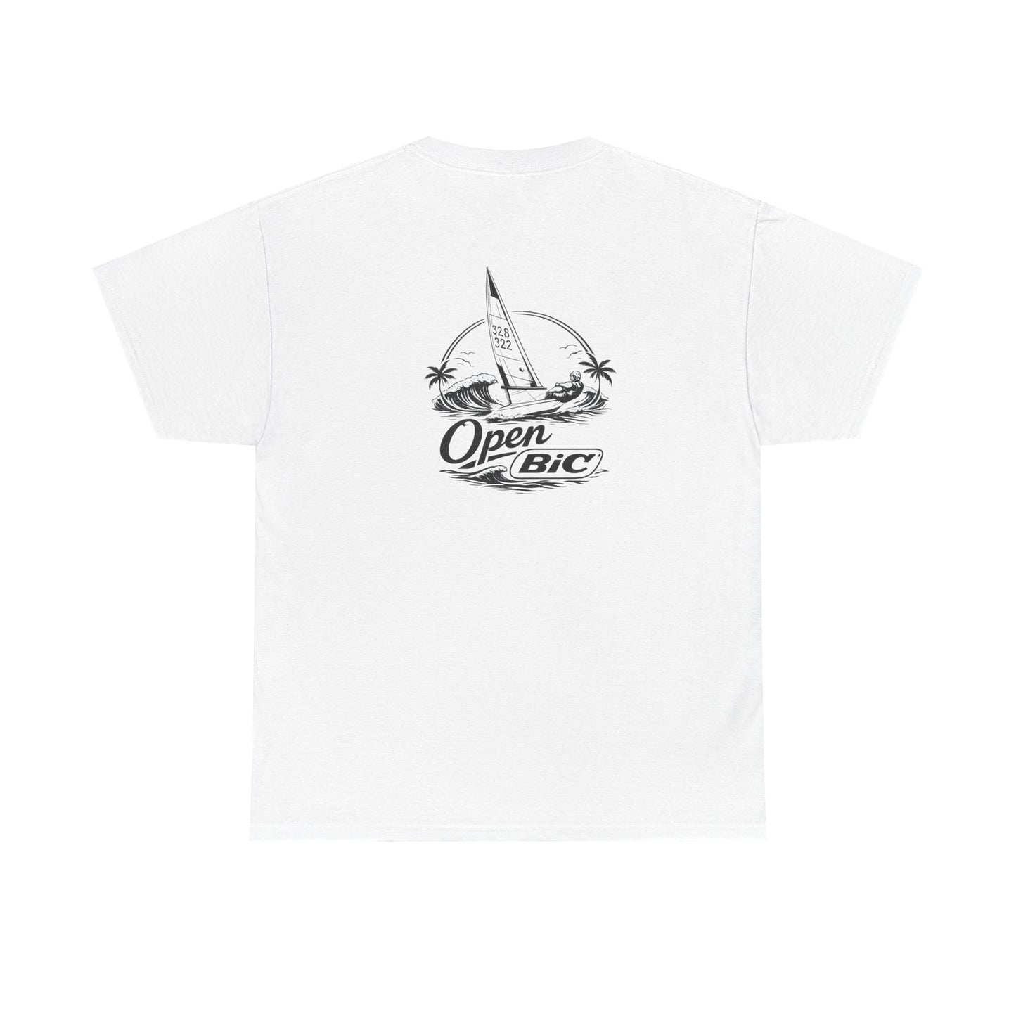 Sailboat 'Open Bic' Graphic Tee — Nautical Surf Vibes
