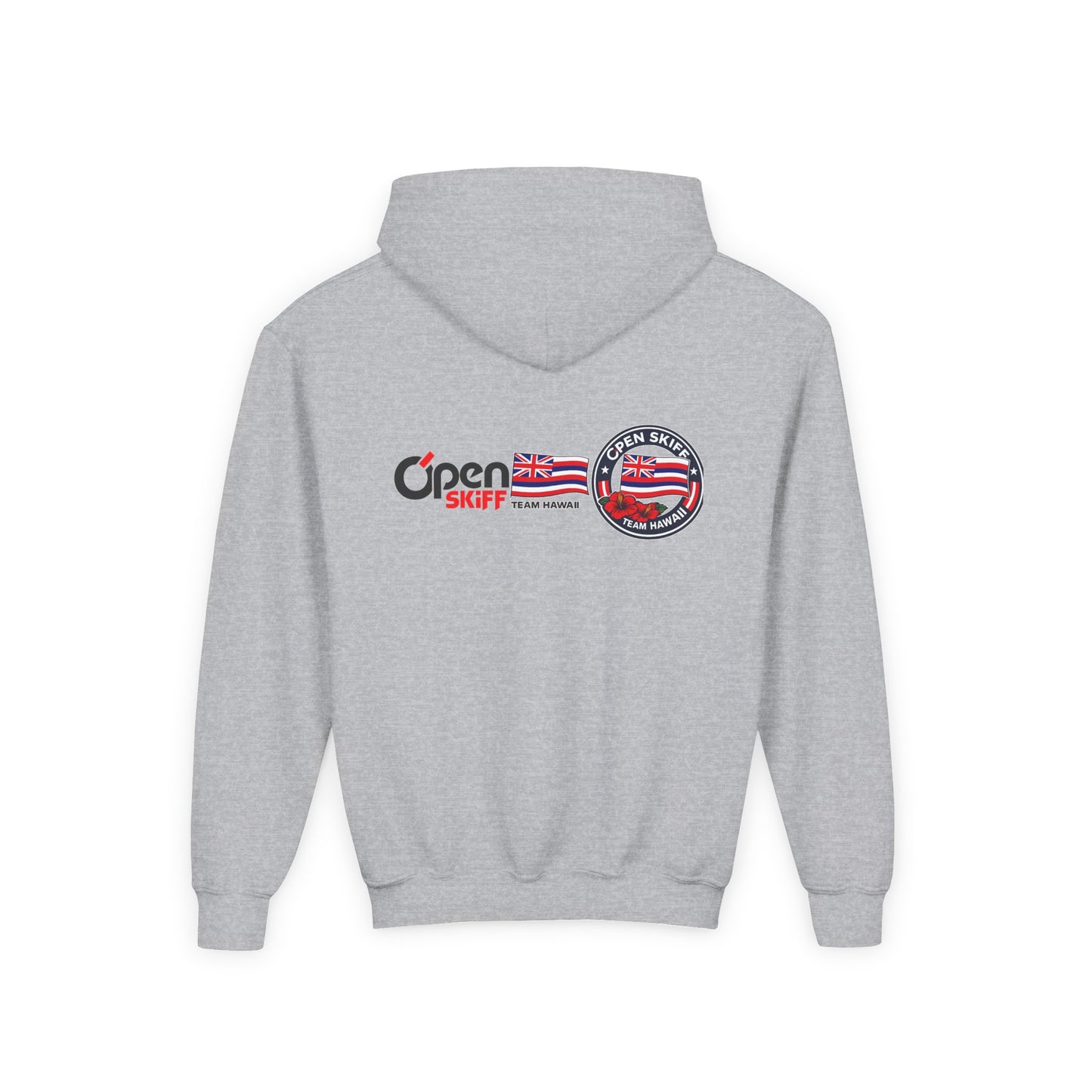 Youth Hoodie - 'Open Skiff Team Hawaiʻi' Sailing Club Logo Pullover