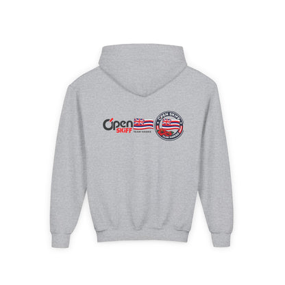 Youth Hoodie - 'Open Skiff Team Hawaiʻi' Sailing Club Logo Pullover