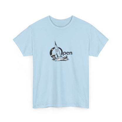 Sailboat 'Open Bic' Graphic Tee — Nautical Surf Vibes