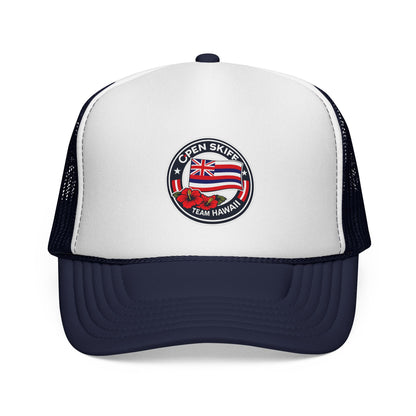 Trucker Cap — Open Skiff Team Hawaii Patch Hat