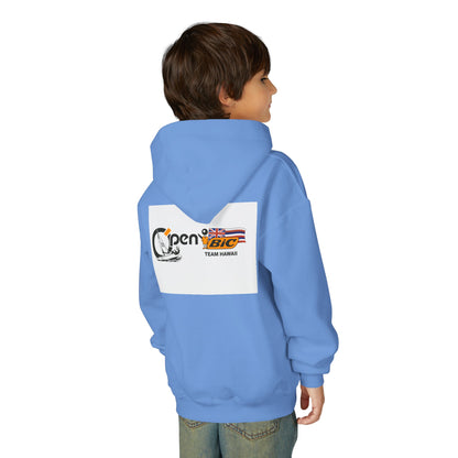 Youth Sailing Hoodie — "Open" youth Sail Graphic