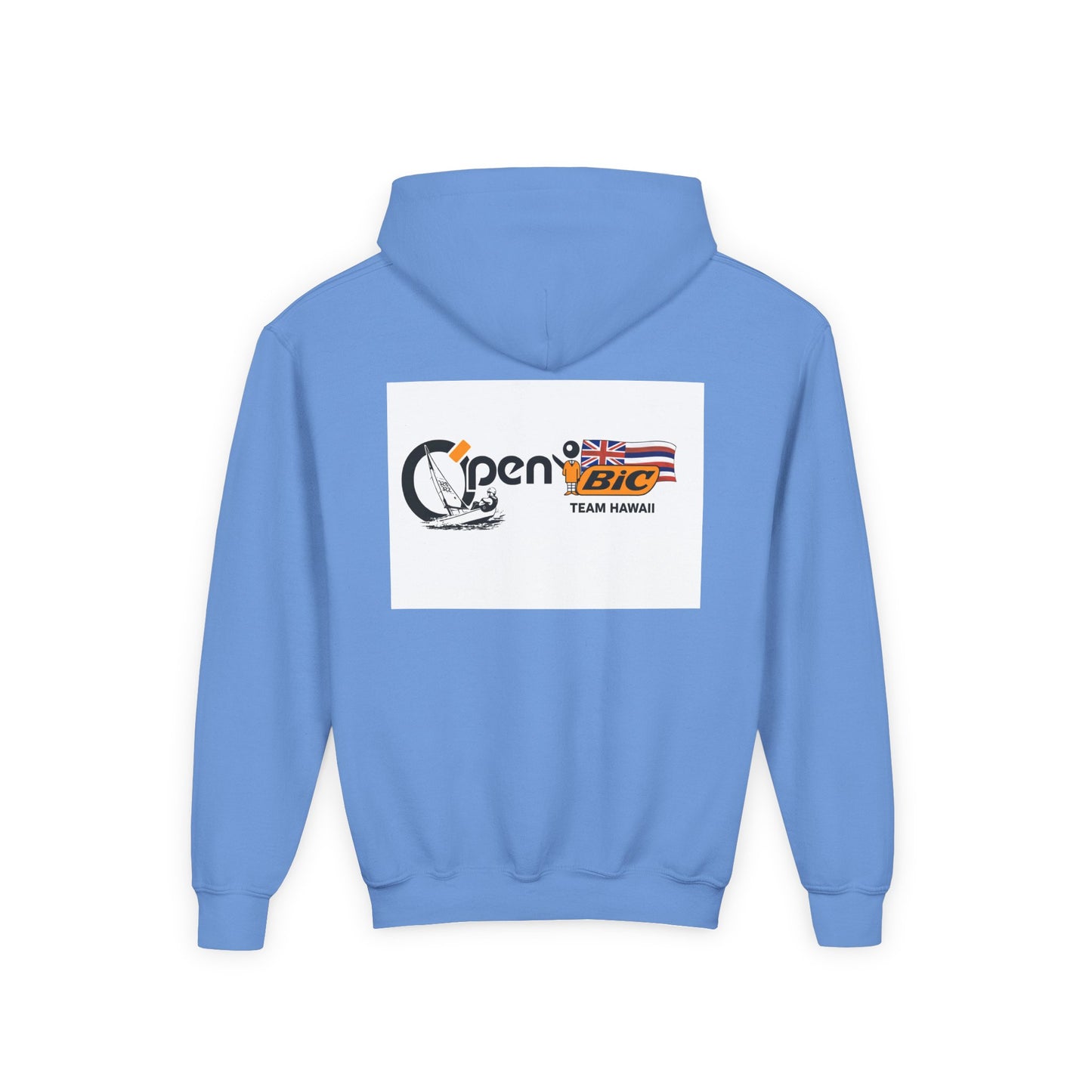 Youth Sailing Hoodie — "Open" youth Sail Graphic