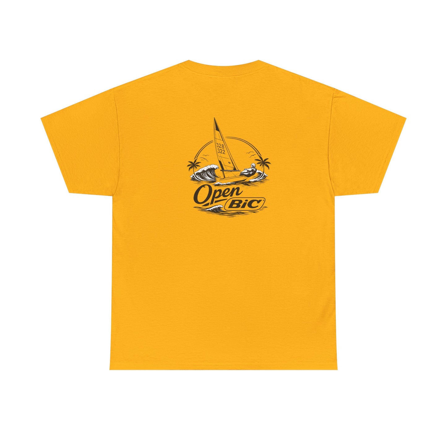 Sailboat 'Open Bic' Graphic Tee — Nautical Surf Vibes