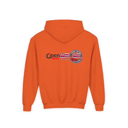Youth Hoodie - 'Open Skiff Team Hawaiʻi' Sailing Club Logo Pullover