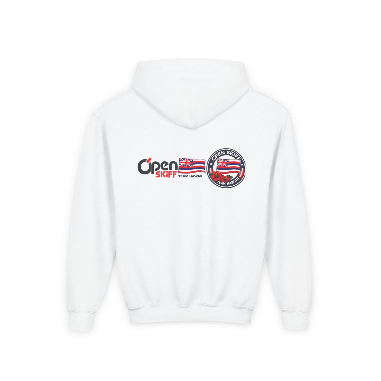 Youth Hoodie - 'Open Skiff Team Hawaiʻi' Sailing Club Logo Pullover