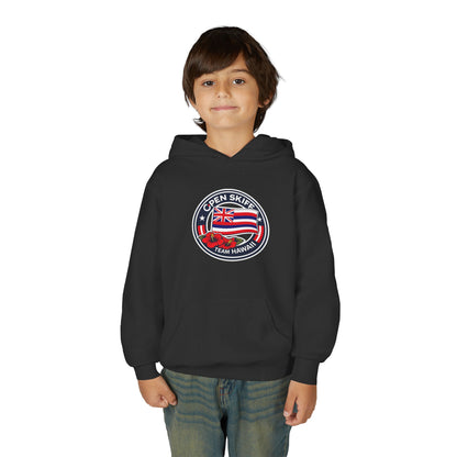 Youth Hoodie - 'Open Skiff Team Hawaiʻi' Sailing Club Logo Pullover