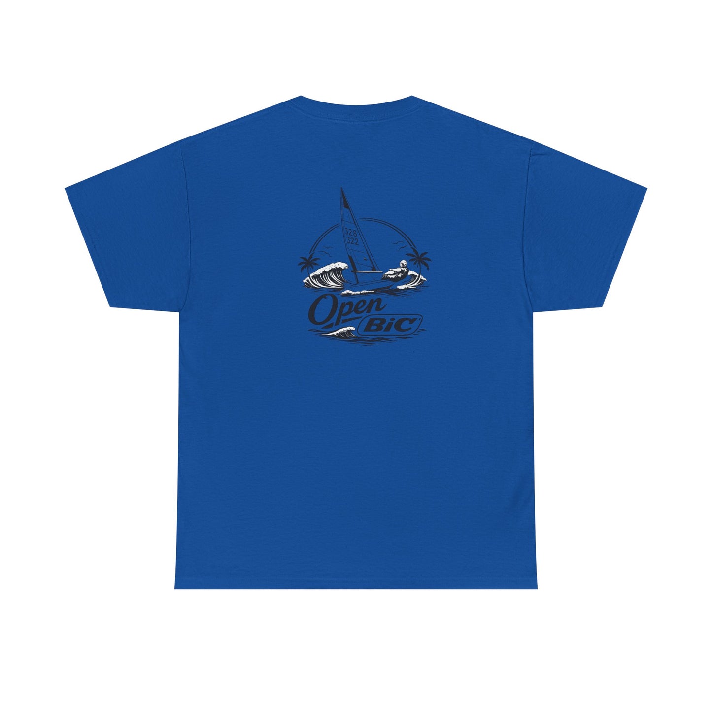 Sailboat 'Open Bic' Graphic Tee — Nautical Surf Vibes
