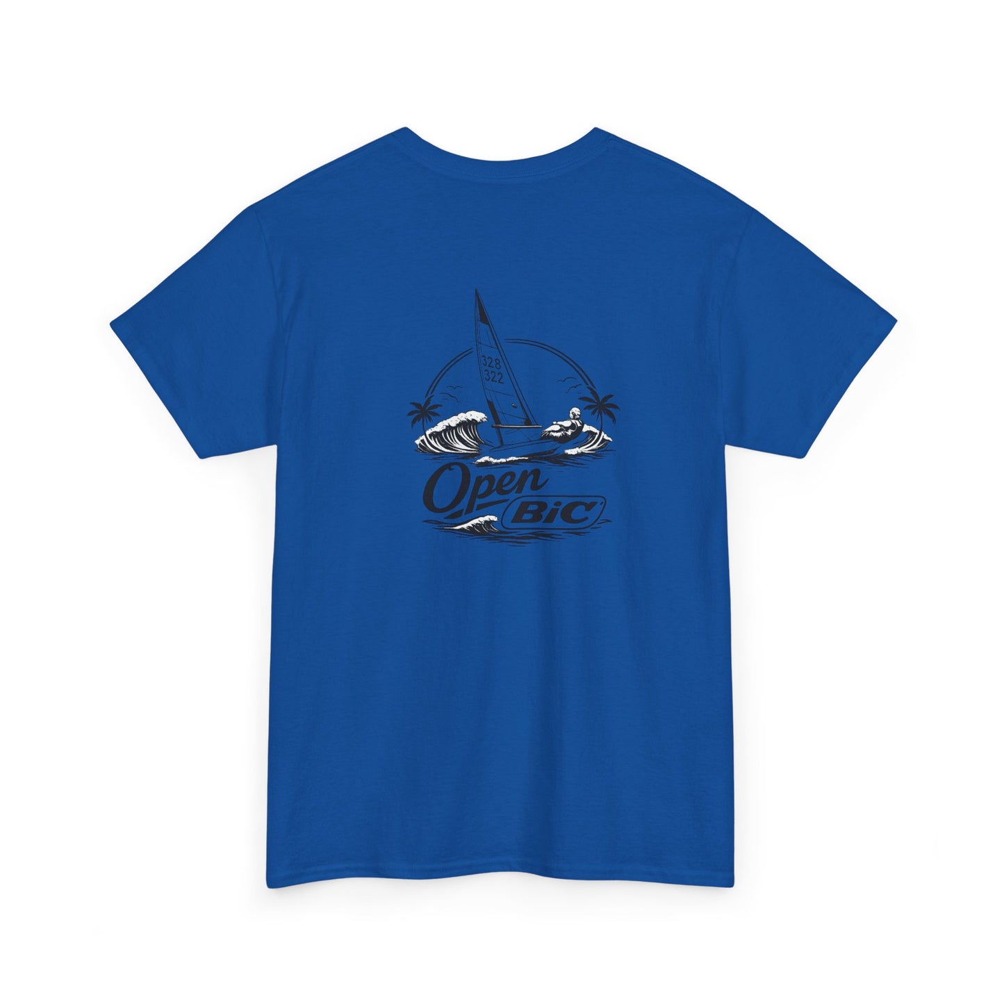 Sailboat 'Open Bic' Graphic Tee — Nautical Surf Vibes
