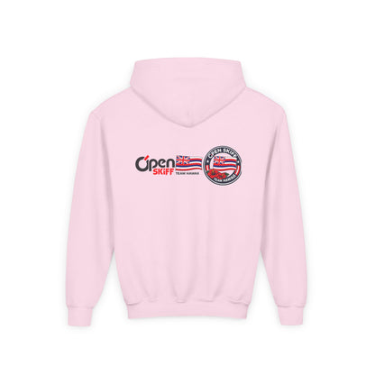 Youth Hoodie - 'Open Skiff Team Hawaiʻi' Sailing Club Logo Pullover
