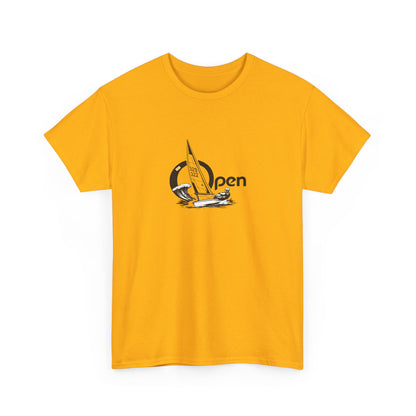 Sailboat 'Open Bic' Graphic Tee — Nautical Surf Vibes