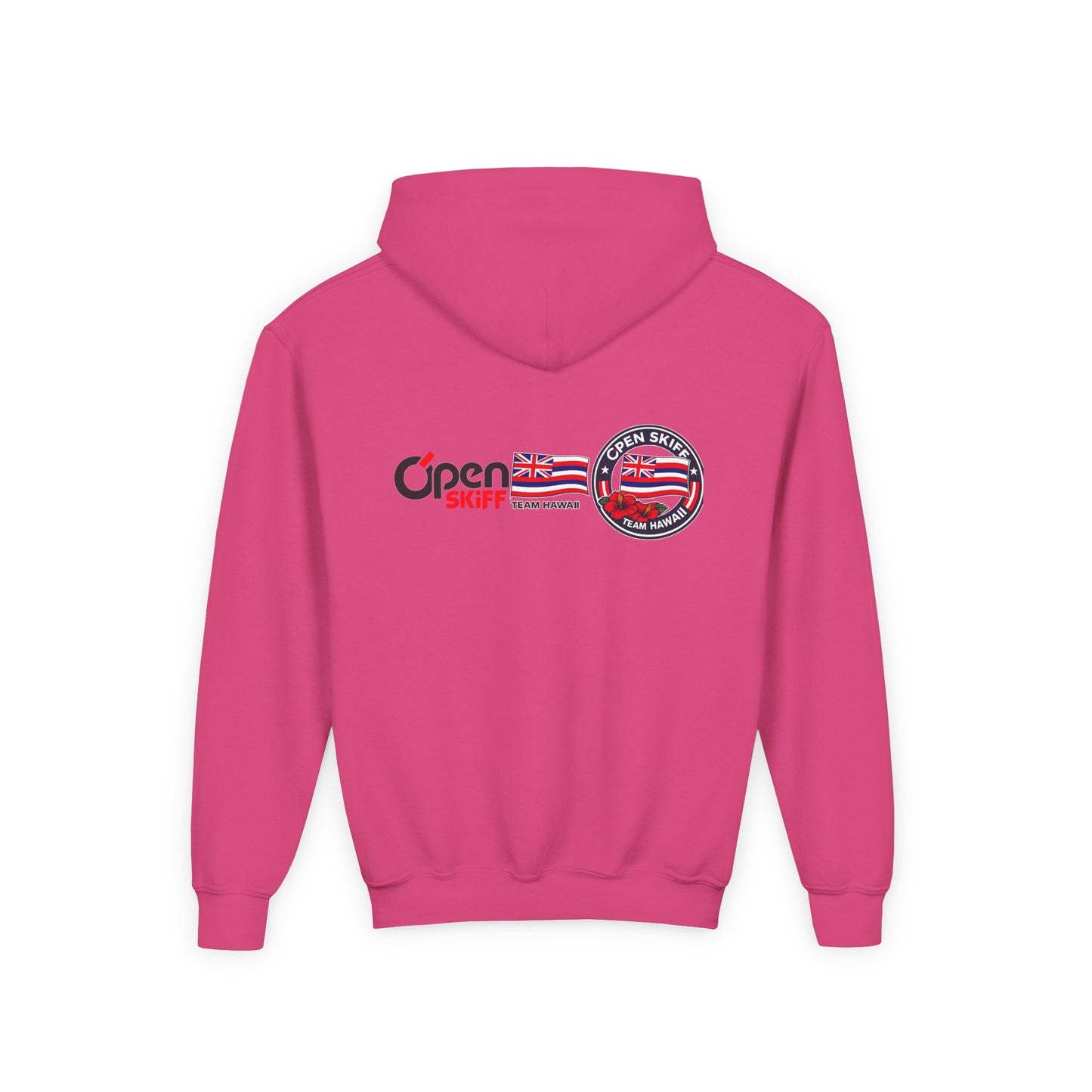 Youth Hoodie - 'Open Skiff Team Hawaiʻi' Sailing Club Logo Pullover