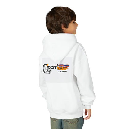 Youth Sailing Hoodie — "Open" youth Sail Graphic