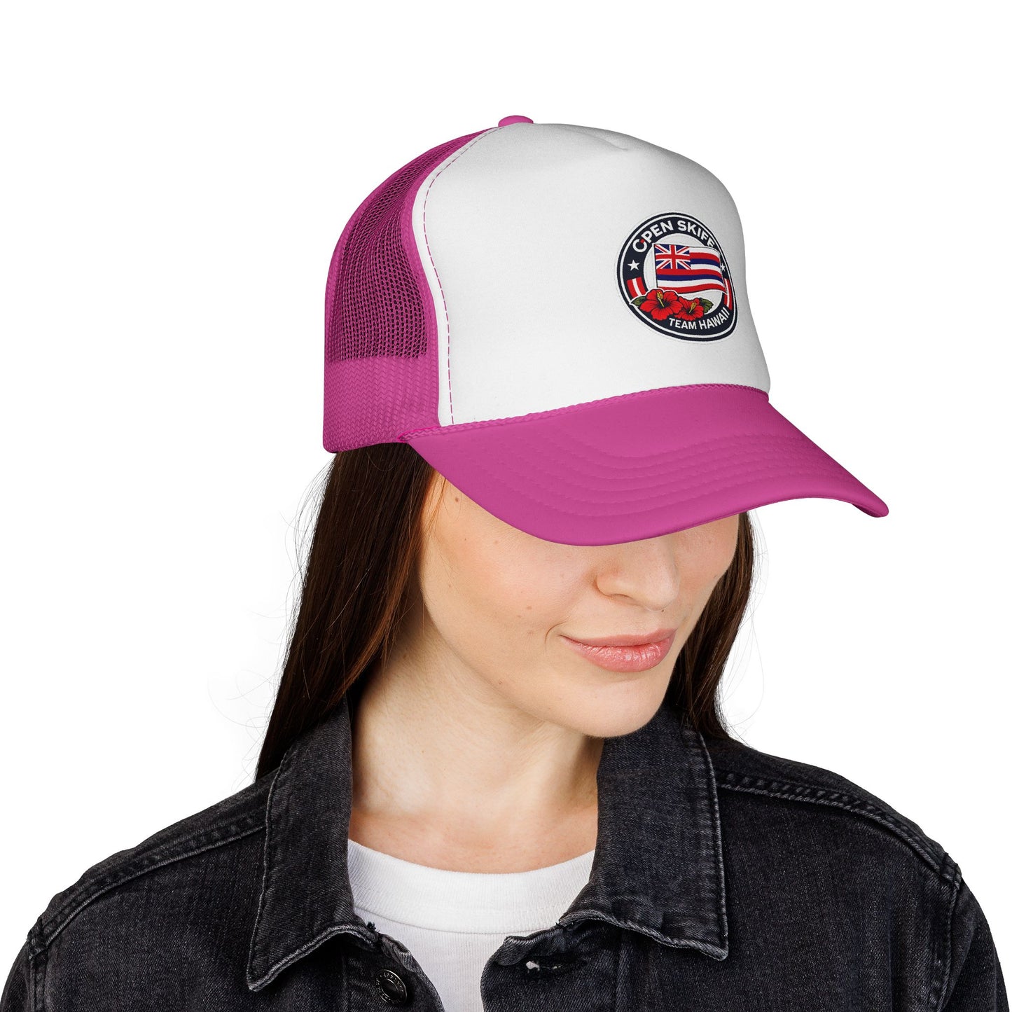 Trucker Cap — Open Skiff Team Hawaii Patch Hat