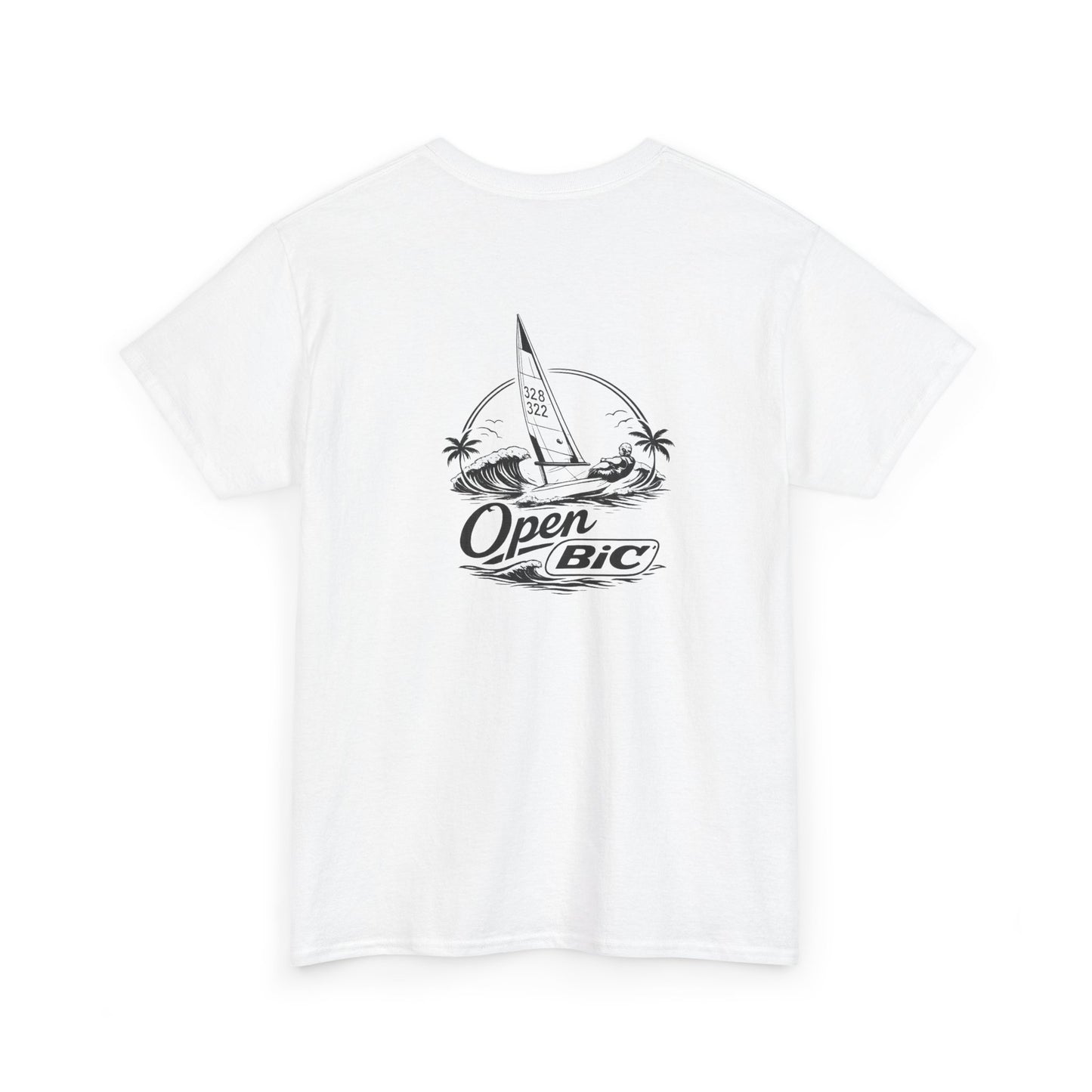 Sailboat 'Open Bic' Graphic Tee — Nautical Surf Vibes