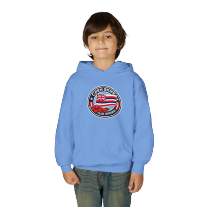 Youth Hoodie - 'Open Skiff Team Hawaiʻi' Sailing Club Logo Pullover