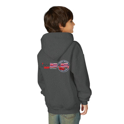 Youth Hoodie - 'Open Skiff Team Hawaiʻi' Sailing Club Logo Pullover