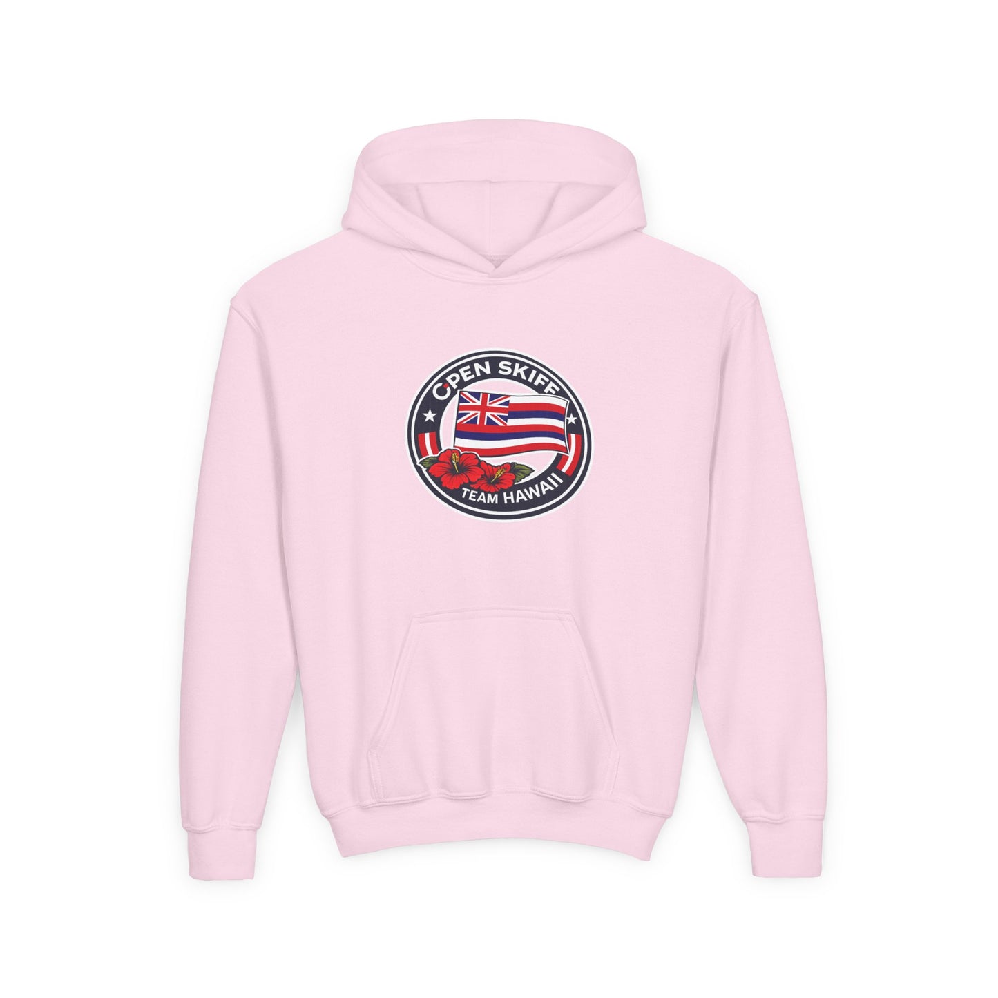 Youth Hoodie - 'Open Skiff Team Hawaiʻi' Sailing Club Logo Pullover