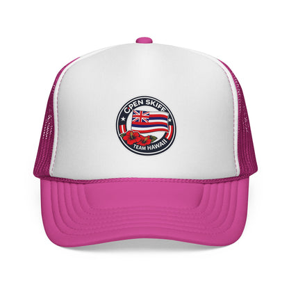 Trucker Cap — Open Skiff Team Hawaii Patch Hat