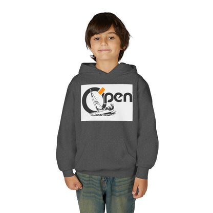 Youth Sailing Hoodie — "Open" youth Sail Graphic